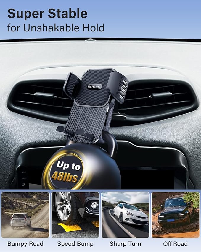 SKYLOTEC Car Phone Holder for Toyota RAV4 2013-2015 2016 2017 2018 Accessories Automobile Cradles Phone Mount, Cell Phone Base Not Block Air Vent