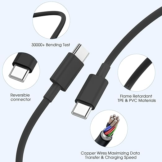 iPhone 17 16 15 Charger Fast Charging,20W USB C Wall Charger Block with 6ft Type C to C Cable Cord for Apple iPhone 17/17 Pro/17 Pro Max/17 Air/16/16 Plus/16 Pro/16 Pro Max/15 Pro Max/iPad Pro Black