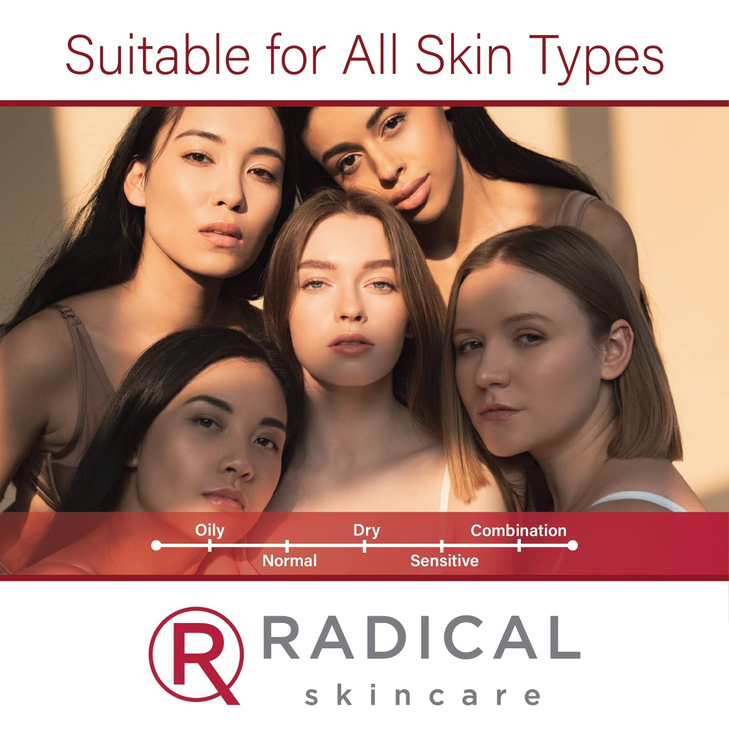 Radical Skincare Eye Revive Creme - 4 in1 Anti-Aging Solution Combats Wrinkles, Dark Circles, Puffiness, & Fine Lines - For All Skin Types Including Sensitive Skin - Paraben & Cruelty Free (0.5 Fl Oz)