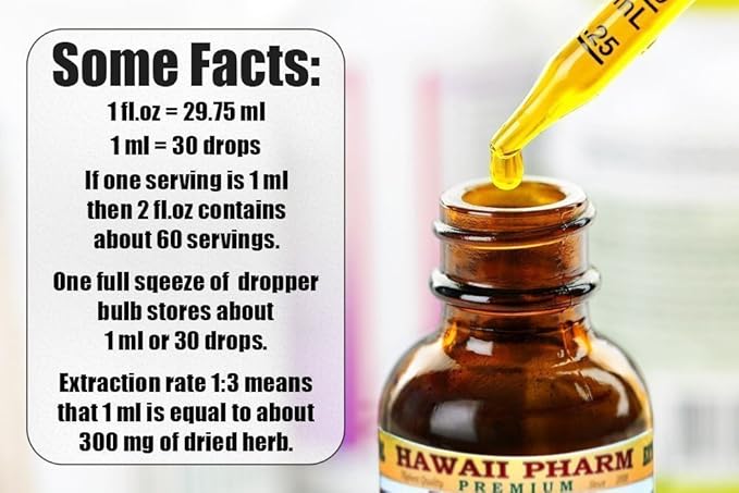 Dandelion Alcohol-Free Liquid Extract, Organic Dandelion (Taraxacum Officinale) Dried Leaf Glycerite Hawaii Pharm Natural Herbal Supplement 15x4 oz