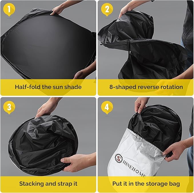 Car Sun Shade for 2017 2018 2019 2020 2021 2022 Honda CRV Windshield Sun Shade, Sun Visor Windshield Cover for CRV Front Window Sunshade Foldable Auto Interior Accessories UV Block to Keep Cool