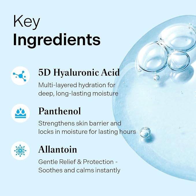 Torriden DIVE IN Serum 1.69 fl oz + refill pouch 1.69 fl oz | Deep Hydration to Get Glow Skin | Hyaluronic Acid, Panthenol, Allantoin | Korean Facial Serum