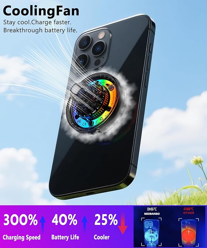 Qi2.2 25W Magnetic Car Mount Charger for Toyota Avalon 2019 2020 2021 2022 Accessories, for Fast Charging Cell Phone Holder 9 Inch Screen Fixed Clip with Cooling Fan＆54W Fast Adapter