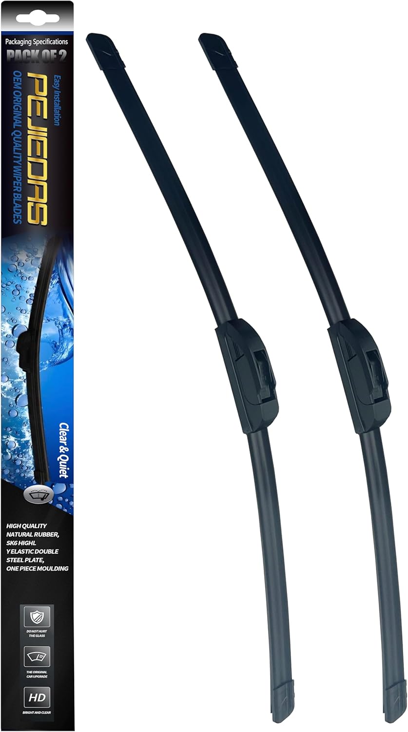 OEM Quality Front Wiper Blades, Replacement for 2012-2019 Nissan Sentra, OE Original Style (28 Inch + 15 Inch Front Wiper Blades)