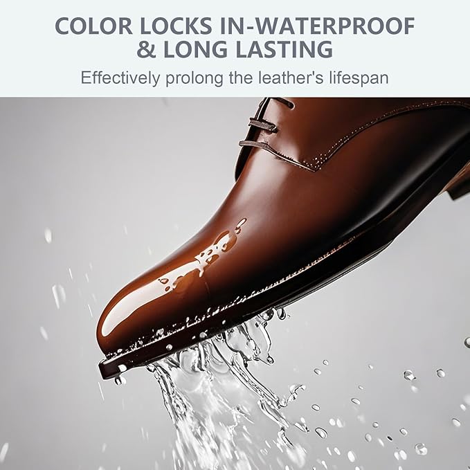 Leather Recoloring Balm & Color Restorer | Maroon Leather Dye, Paint & Repair Kit for Furniture, Couches, Car Seats, Shoes | Restore Faded & Scratched Surfaces