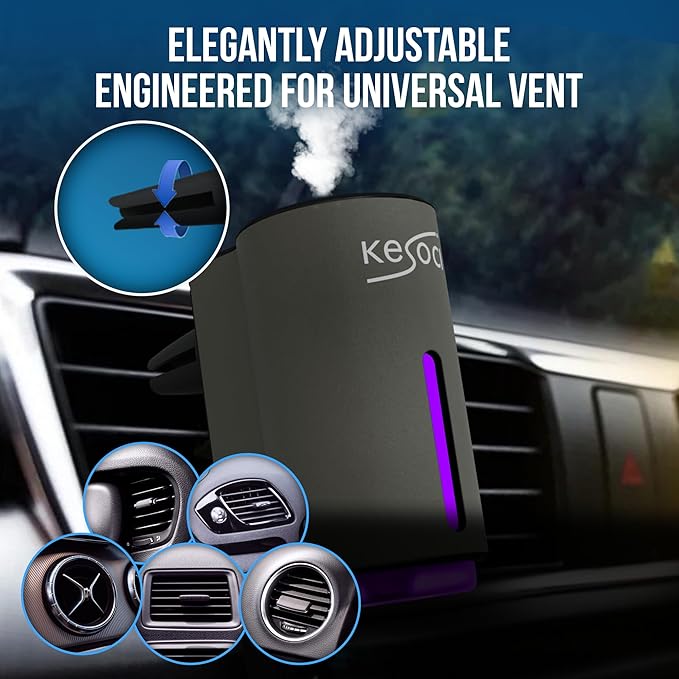 Smart Car Air Freshener: Revolutionary Smart Car Diffuser Vent Clip with 3 Exclusive 10 ml Fragrances (3 x Cologne)