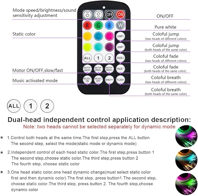 AMKI Dual Color 20W Twinkle Starlight Headliner Kit 1200pcs*0.03in*9.8ft Cables Fiber Optic Light Cable Sound Activated Music Mode APP/Remote Control Dual Port Light Box for Car Home Roof Decor