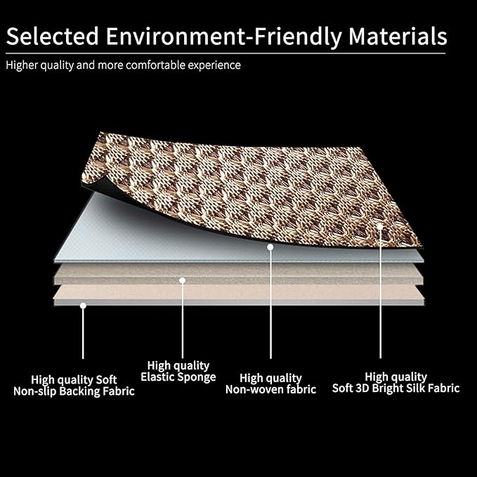Auto Newer Luxury Breathable Rear Bench Car Seat Cover Fit Four Seasons, Back Seat Protector，Universal Rear of Car Seat Cushions,Universal Fit for 95% Cars,SUV,Pickup,Van（Rear Seat,Beige