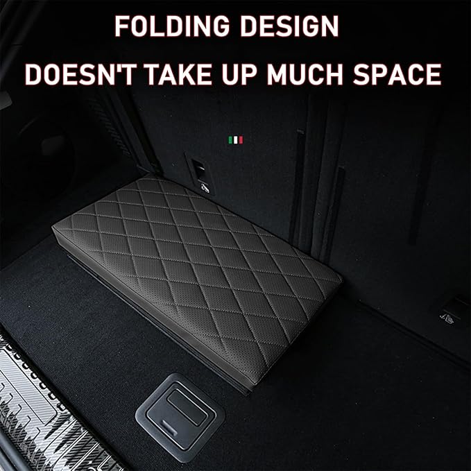Seat Aisle Storage Box for Ford Explorer 6-Passenger Models – Organizer Rear Seats Passage – Foldable, Easy Installation, for Ford Explorer ST XLT Accessories 2020 to 2025 (White)