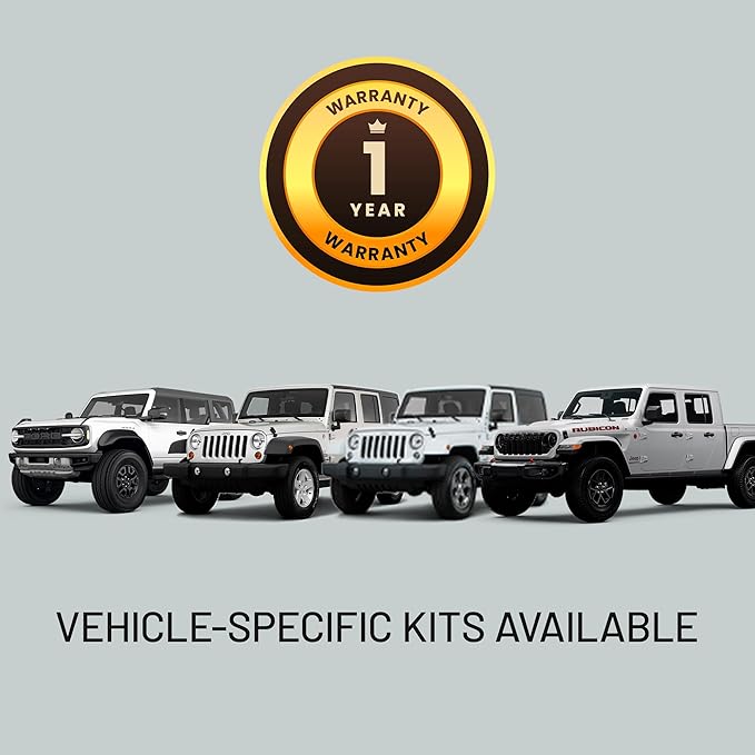 Stinger Jeep Gladiator (2020+) 9.66” 4K UHD Touchscreen Digital Rear View Mirror Monitor & 4K Front Dashcam, 2K Back Up Camera, Anti-Glare Night Vision, Built-in DVR w/ 64GB SD Card, Impact Detection