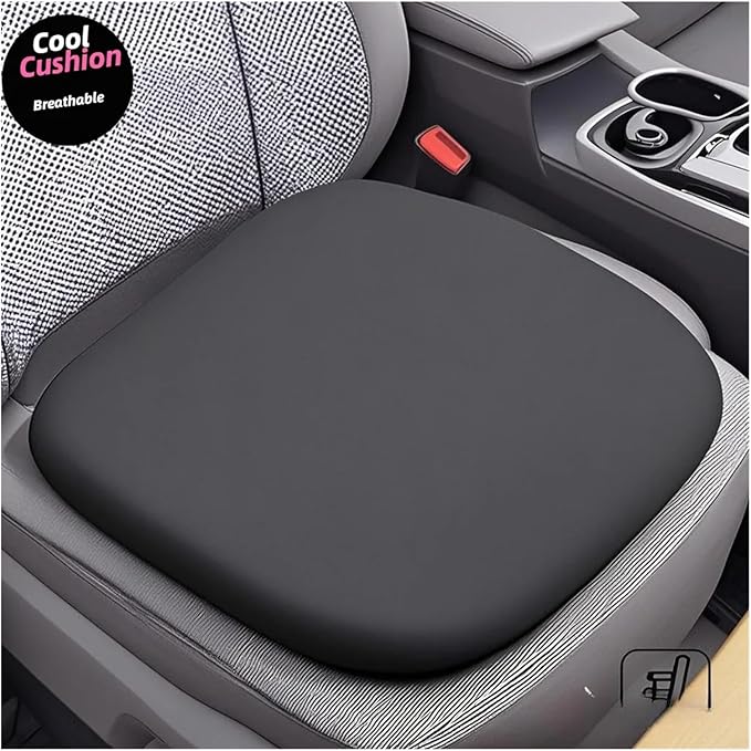 Memory Foam Car Seat Cushions with Lumbar Support - Cool and Breathable Comfort for Car and Office Use(H,45x45cm)