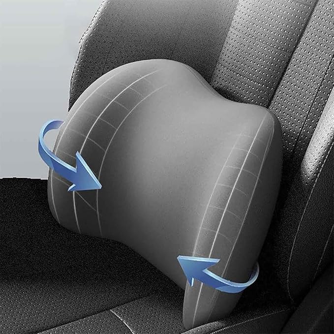 Car Back Support Neck Pillow for Subaru Crosstrek 2012-2025, Comfortable Soft Car Seat Headrest Neck Rest Cushion Lumbar Support Pillow with Adjustable Strap, Blue