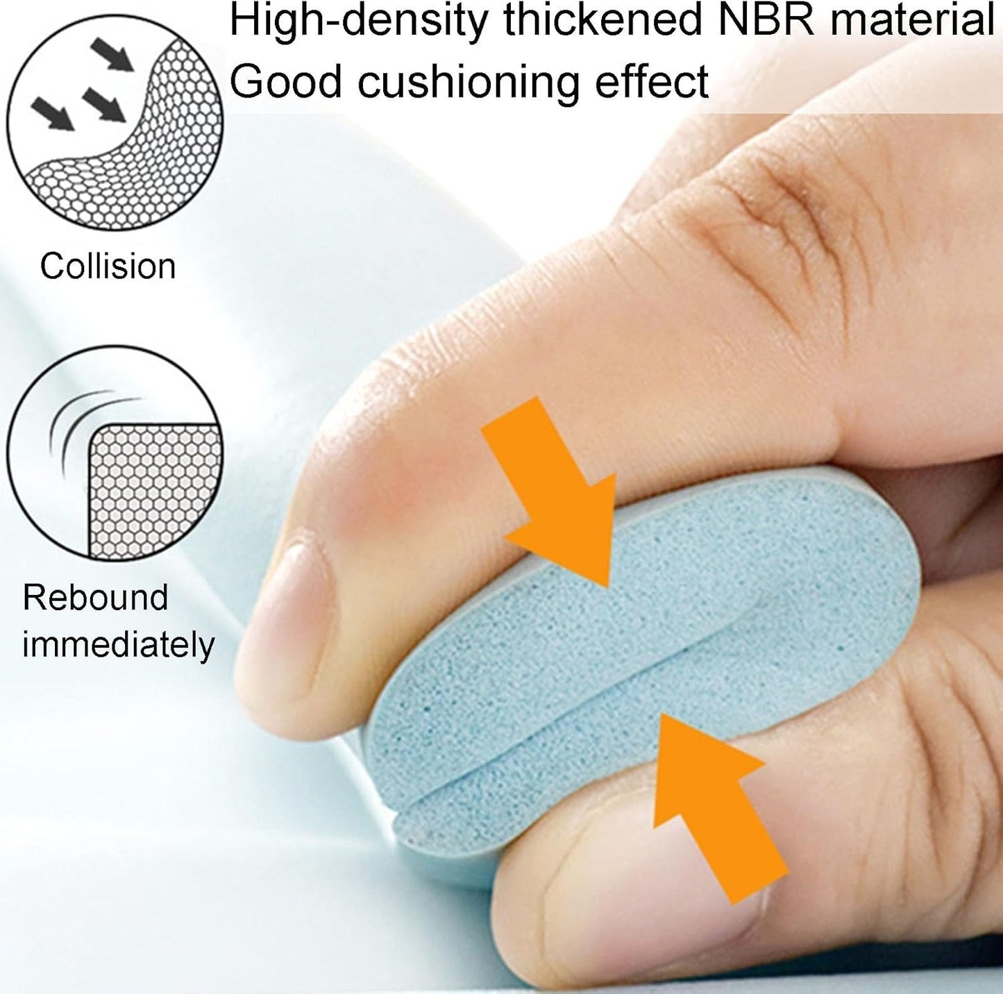 XPLKQXE Sharp Edge Safety Corner Edge Foam Padding, Edge Guards Bumpers Adhesive, Edge Corner Protector Guards for Table Edges & Sharp Corners(Gray,5pcs)