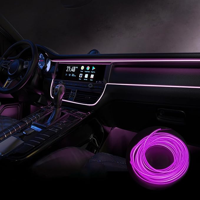 Car Interior Lights for Mercedes Benz AMG E-Class Clase W211 W212 W213 E200 E200d E220d LED Car Interior Atmosphere Lamp Car Ambient Lighting Kits,Purple