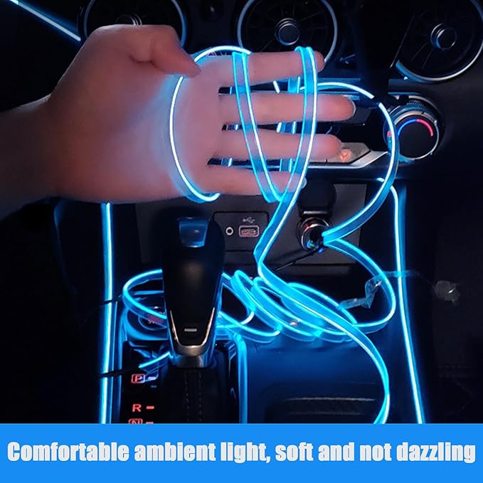 Car Interior Lights for Mercedes-Benz EQT EQV E420 V447 LED Car Interior Atmosphere Lamp Car Ambient Lighting Kits,Blue