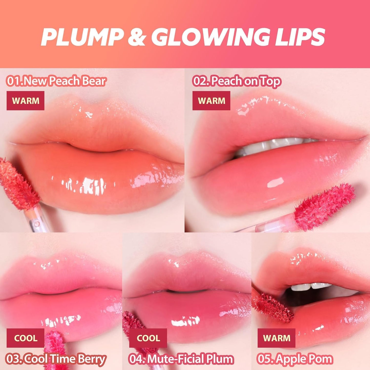 MILKTOUCH Jelly Fit Lip Tint (08 Rosy Breeze) with Cooling Plumping Effect and Water-Based Non-Sticky Texture | Long Lasting Korean Beauty Lipstain Tinted Gloss Oil Brown K Makeup