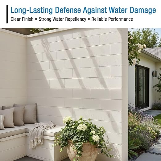 Rain Guard Water Sealers SP-9005 Paint Sealer 5 Gallon - Clear Semi-Satin Finish - Water Repellent Protection for All Painted Surfaces - Water-Based Silane/Siloxane Acrylic