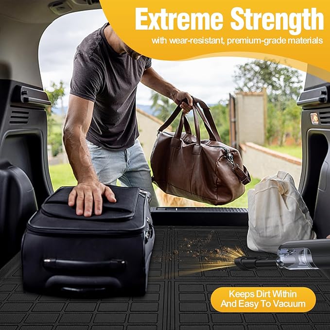 Trunk Liner Cargo Liners for Buick Envision 2021-2026 Rear Trunk Floor Mats 3D Boot Tray All-Weather TPE Black