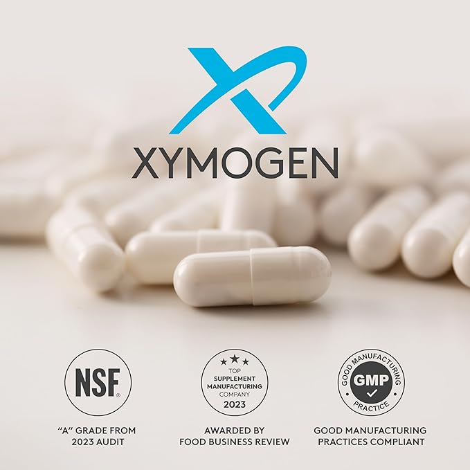 XYMOGEN Adeno+Hydroxo B12 - Non-Methylated (2,500mcg) - Quick-Dissolve B12 Lozenges with Adenosylcobalamin B12 + Hydroxocobalamin - Cognitive Support, Fruit Punch Flavor (60 Tablets)