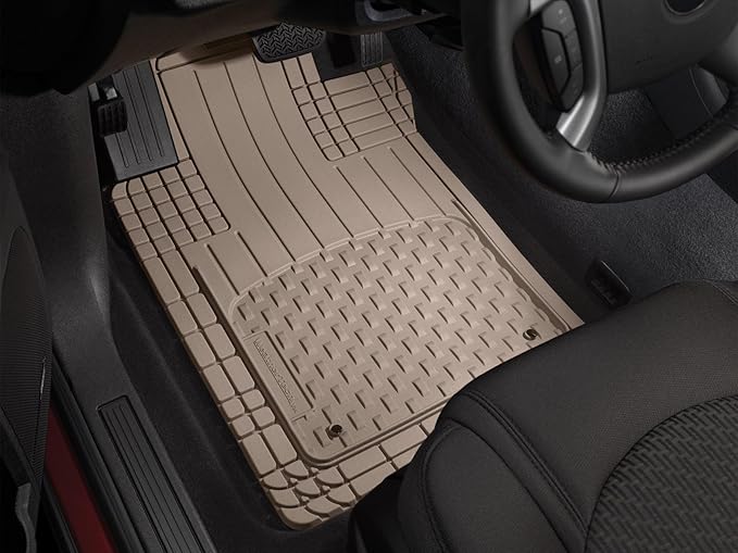 WeatherTech Trim-to-Fit Floor Mat - Semi Universal Vehicle Mats - 1st & 2nd Row 3-Piece Set (Grey)
