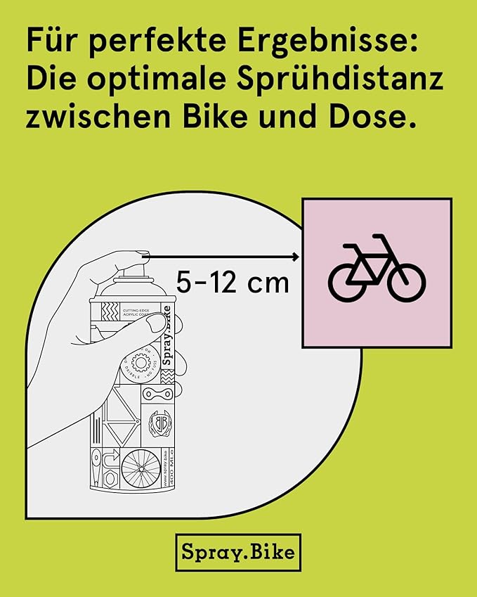 Spray.Bike Spray Paint - Whitechapel | Designed Mainly for Bicycles | Multi-Use Acrylic Spray Paint for Metal, Plastic | High Coverage Bike Paint, 400ml