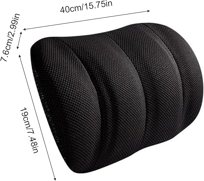 1 Piece Automotive Seat Lumbar Support Pillow for Toyota Camry 2007-2011, Driving Lower Back Cushion Ergonomic Orthopedic Posture Rest