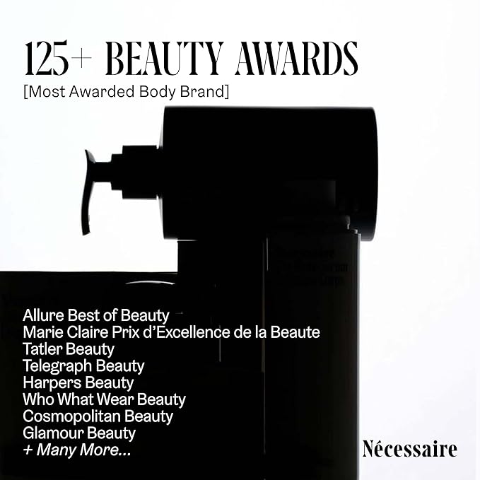 Nécessaire The Body Vitamin C Serum | Pure Vitamin C, Tranexamic Acid and Enzymes Treatment For Women + Men | Brightens + Evens Skin Tone | Dermatologist-Tested. Hypoallergenic (150 ml/5.1 oz)