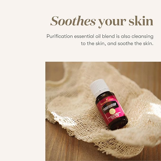 Young Living Purification Essential Oil Blend, 15ml - Aromatherapy Diffuser - Ideal for Cleansing Skin - Skincare and Beauty Addition - Pure & Natural