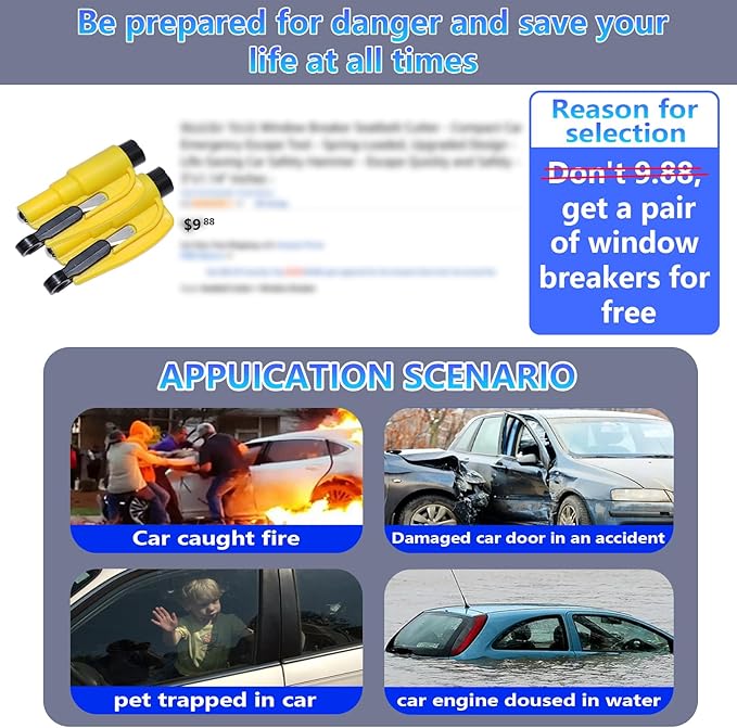 【Compatible with Hyundai Tucson】 Seat Gap Filler,No Drop Seat Guard Compatible with Hyundai Tucson,Drop Seat Guards for Cars(2Pcs),Emergency Keychain Car Escape Tool(2Pcs)