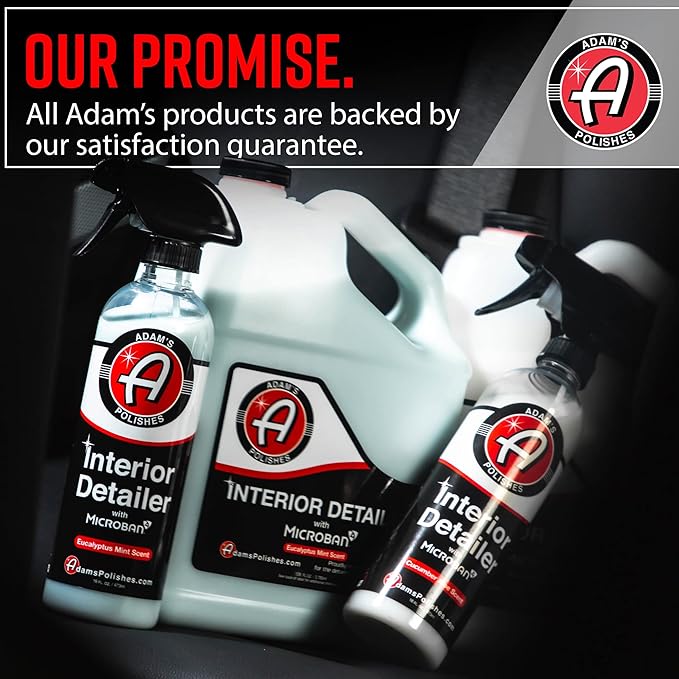 Adam's Polishes Interior Detailer Gallon (Cedarwood) - Total Car Interior Cleaner, Protectant & Dressing | All Purpose Cleaner & Leather Conditioner | Vinyl, Dashboard, Screen, Seat Cleaner & More