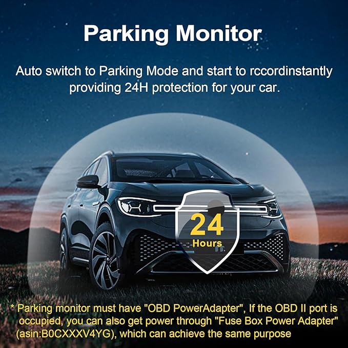 Mangoal Front 4K & Rear 1080p Dash Cam for Ford Explorer U625 2020 2021 2022 2023 2024, Base XLT ST_Line Limited Timberline Platinum King Ran(Model A), UHD 2160P Video, WiFi & App, 128GB Card