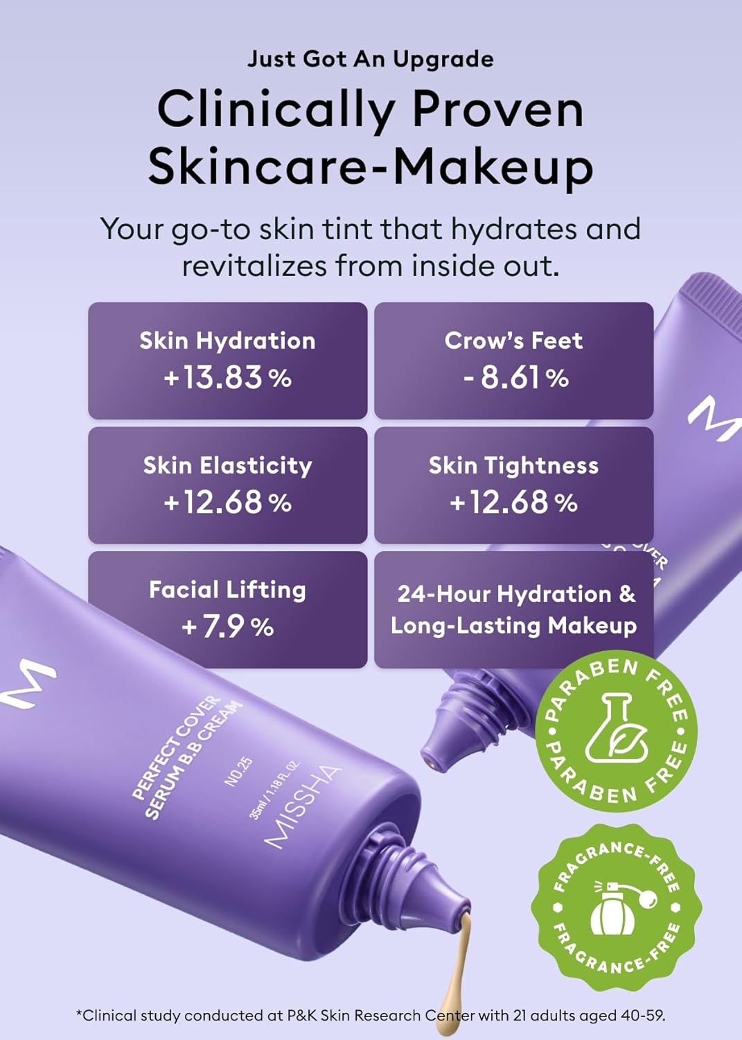 MISSHA M PERFECT COVER SERUM BB CREAM No.33 Tan -Tan with Warm Undertone, BB Cream by Cardi B Pick, Skin Tint, Tinted Moisturizer, Skin Care Foundation Makeup, Korean Makeup, 1.18 Fl oz