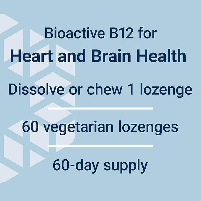 Life Extension Vitamin B12 Methylcobalamin, Nerve Health Supplement, Cognitive Support, Energy Vitamin, methylcobalamin B12, 1 mg, Quick-Dissolving, Vegetarian, 60 lozenges