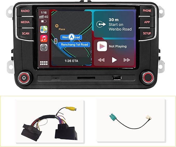 SCUMAXCON 6.5" Car Stereo Radio RCD360 PROIII PRO3 RCD330 Wireless Carplay Coche Radio Bluetooth USB for VW Golf MK5 MK6 Passat B6 B7 Jetta EOS CC