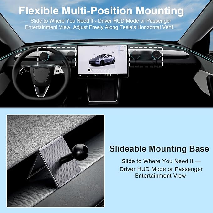 Wireless Car Mount Charger Fast Charging for Tesla Model 3/Y/3 Highland/Y Juniper (Model 3 17-23& Model Y 20-24, with OBD Charger)