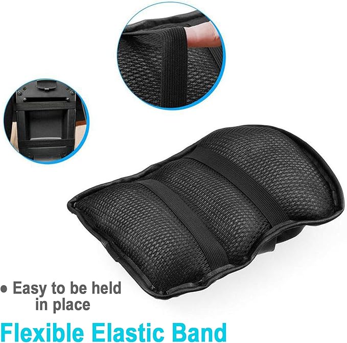 Armrest Cover for Car, PU Leather Auto Center Console Cover, Car Armrest Pad Cushion Seat Box Cover Protector, Universal Fit, Auto Car Interior Accessories for Women Men (Orange)