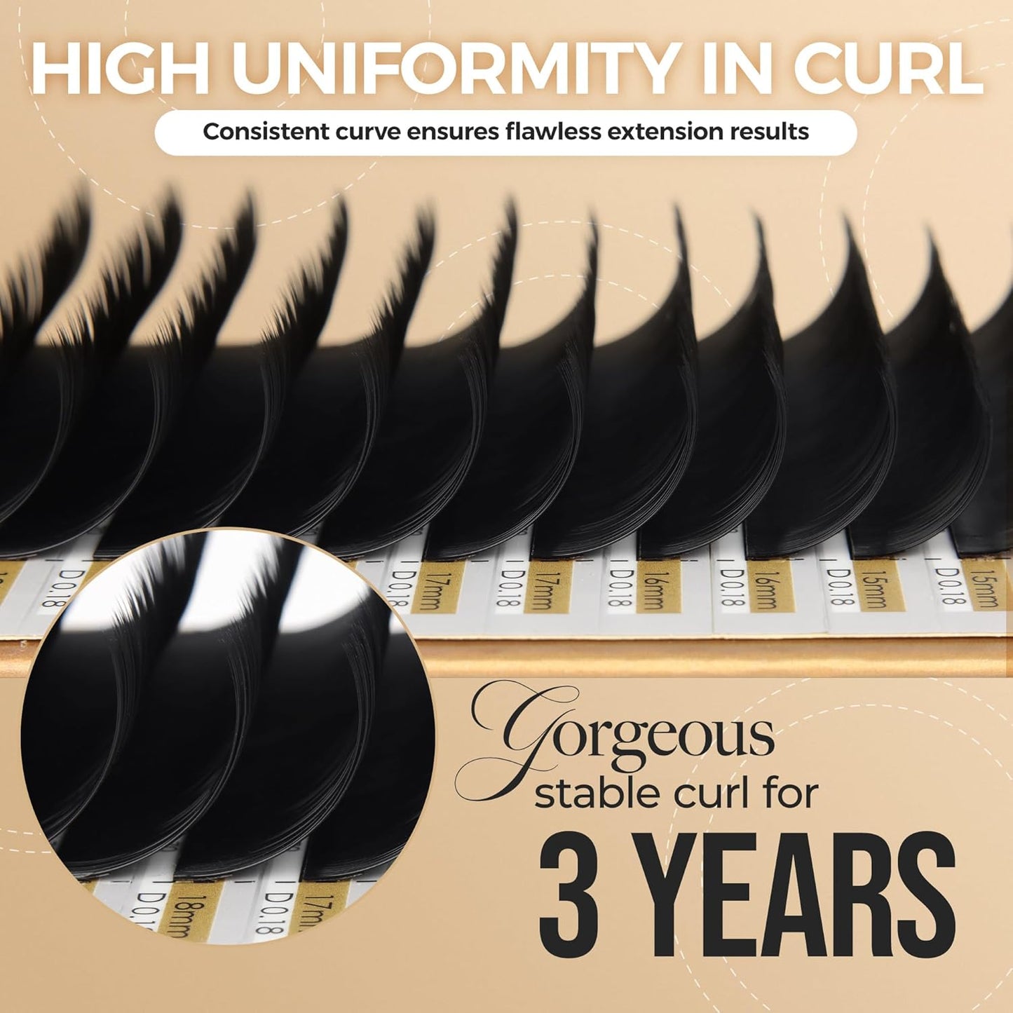LASHVIEW Eyelash Extensions,Individual Lashes,Premium Single &Classic Lashes,0.15 Thickness C Curl 12mm,Natural Semi Permanent Eyelashes, Lashes,Soft Application-Friendly