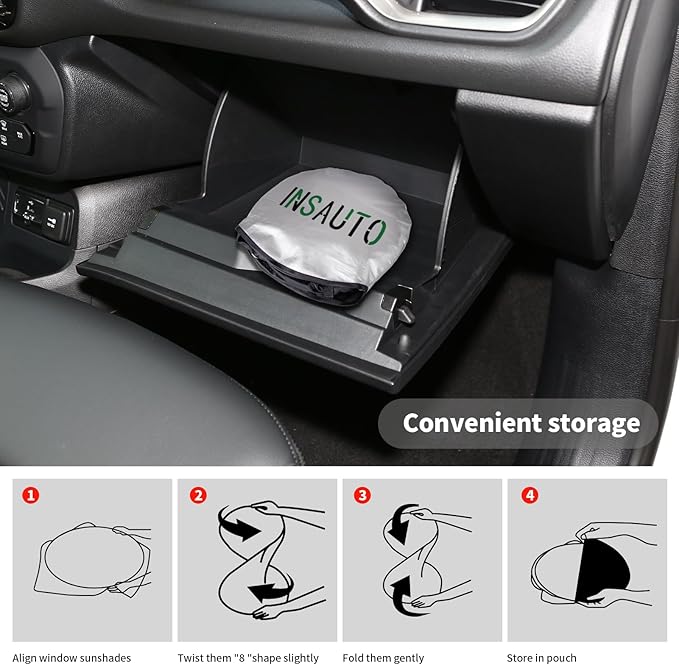 INSAUTO for Tundra 2020 Windshield Sunshade Car Window Sun Shade Custom Fit 2007-2021 Toyota Tundra Windshield Cover Limited SR5 Platinum TRD Pro 2Dr 4Dr Pickup Truck Accessories Sun Shield Protector