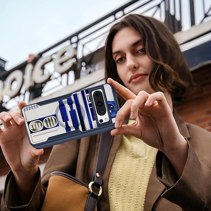 for Google Pixel 8 Pro Case - Compatible with MagSafe Women Girls Boys Cute Magnetic Protective Cover Cool Blue Unique Heavy Duty Shockproof Design for Google Pixel 8 Pro Phone Cases