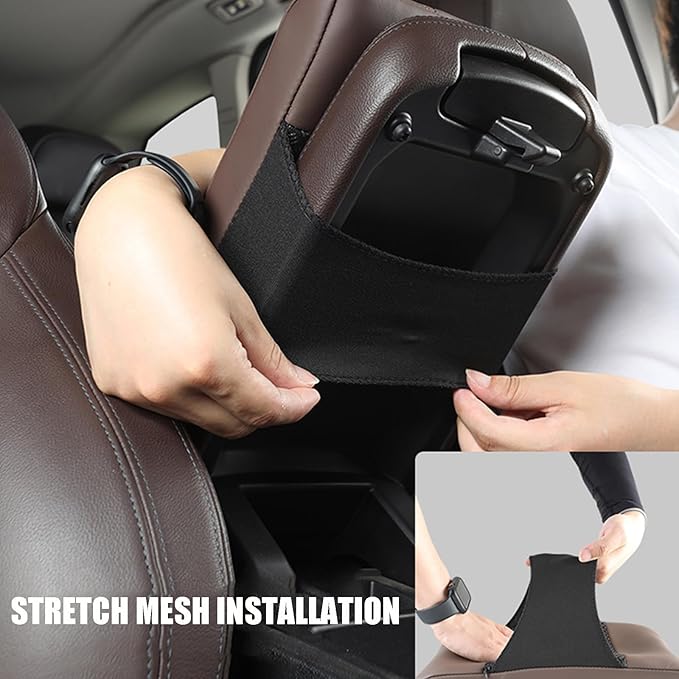 Car Armrest Cover Pad for Audi Q3 F3 2018 2019 2020 2021 2022 2023 2024 2025 Premium Leather Center Console Armrest Cushion Pad Anti-Scratch Waterproof Auto Interior Accessories Light Brown