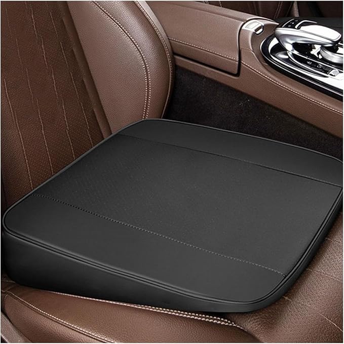 Comfortable Car Seat Cushion with Lumbar Support - Breathable Slip Booster Cushion for Office and Car Use