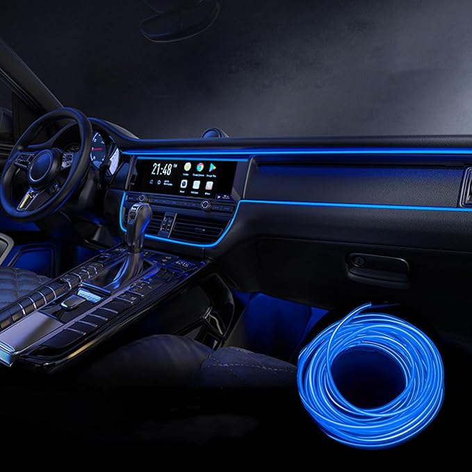 Car Interior Lights for Mercedes Benz/AMG SLK SLC R170 R171 R172 SLK 55 32/SLK 350 280 250 200 LED Car Interior Atmosphere Lamp Car Ambient Lighting Kits,Blue
