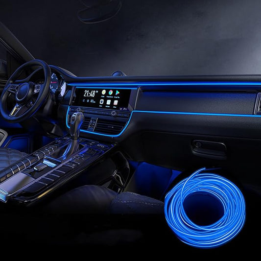 Car Interior Lights for Mercedes Benz SL-Class W198 W121 W113 R107 R129 LED Car Interior Atmosphere Lamp Car Ambient Lighting Kits,Blue