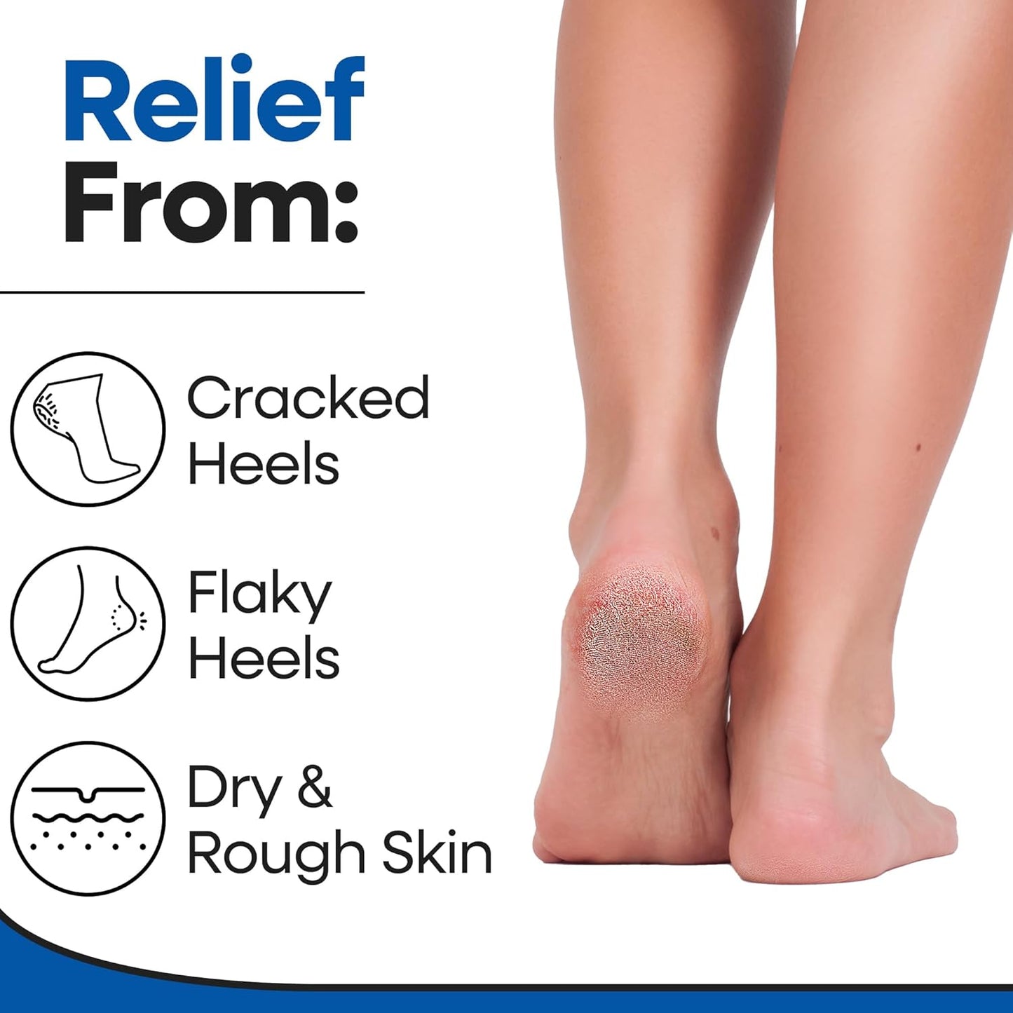 Moisturizing Socks for Women & Men | Aloe Vera Cracked Heel Treatment | Foot Callus Remover | Aloe Socks for Cracked Heels & Dry Cracked Feet | Lotion Infused Gel Heel Socks (Large - 3 Pairs)