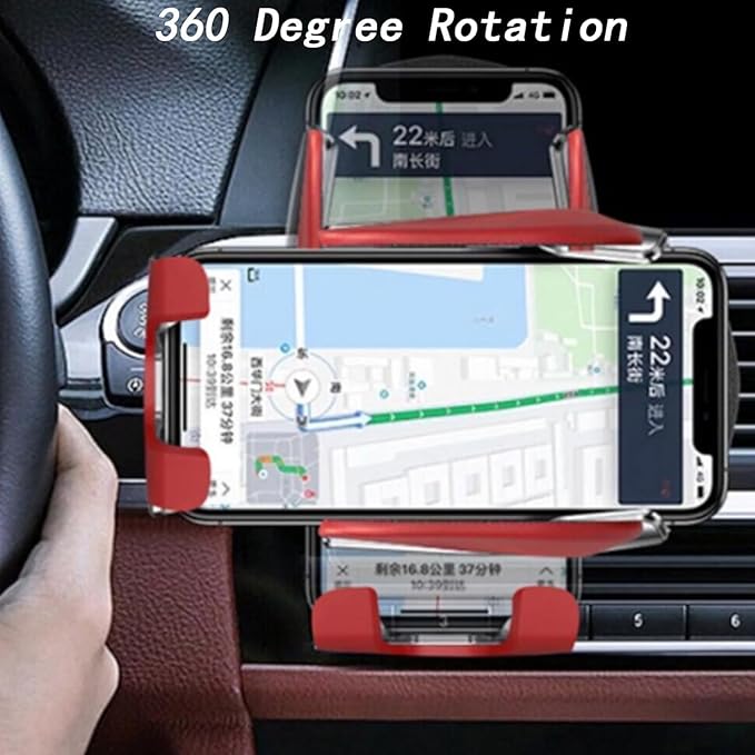 Smart Car Wireless Charger Phone Holder, Smart Sensor Car Wireless Charger, Fashion Car Charger (Yellow)