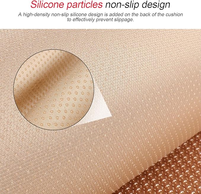 Moly Magnolia Car Seat Cover/Protector, Car Seat Cushion, Breathable, Comfort, Universal for Most Vehicles, Automotive Interior Seat Protector, Car Seat Cover for Men and Women (Beige)