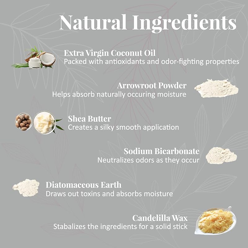 J&L Naturals Aluminum Free Deodorant for Men & Women | 100% Natural Ingredients With Coconut Oil, Shea Butter, & Essential Oils | Sustainable, Eco-Friendly (Bergamot & Vanilla, 3.0 Oz (Single))