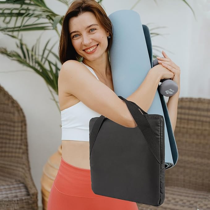 Yxmeiguo Carrying Travel Bag for Body Composition Monitor Scale Storage Bag Fits Most Smart Scale for Body Weight Portable Body Composition Monitor Scale Travel Storage Case with Reinforced Handle