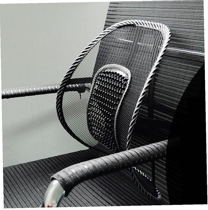 Mesh Lumbar Support for 2017-2022 Ford F-250 350, Breathable Summer Car Back Cushion with Massage Beads Ergonomic Driving Seat Posture Corrector Pad