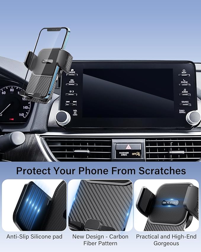SKYLOTEC Phone Mount for Lexus RX350 RX350L RX450h RX450hL 2020 2021 2022 Accessories 12.3-Inch Screen Fixed Clip, Automobile Cradles Car Phone Holder, Cell Phone Base Not Block Air Vent